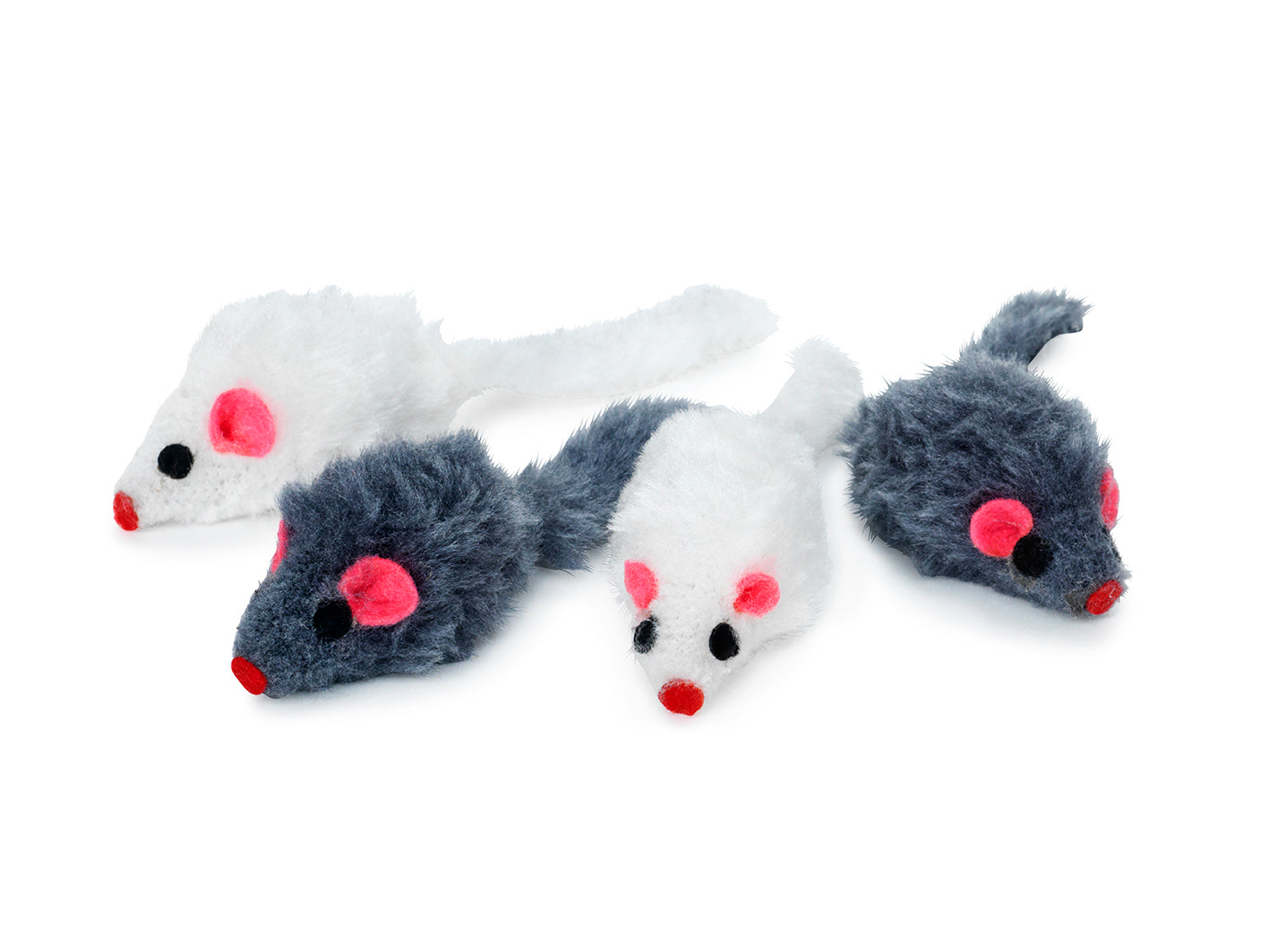 Kattleksak Möss 4p Flerfärgad