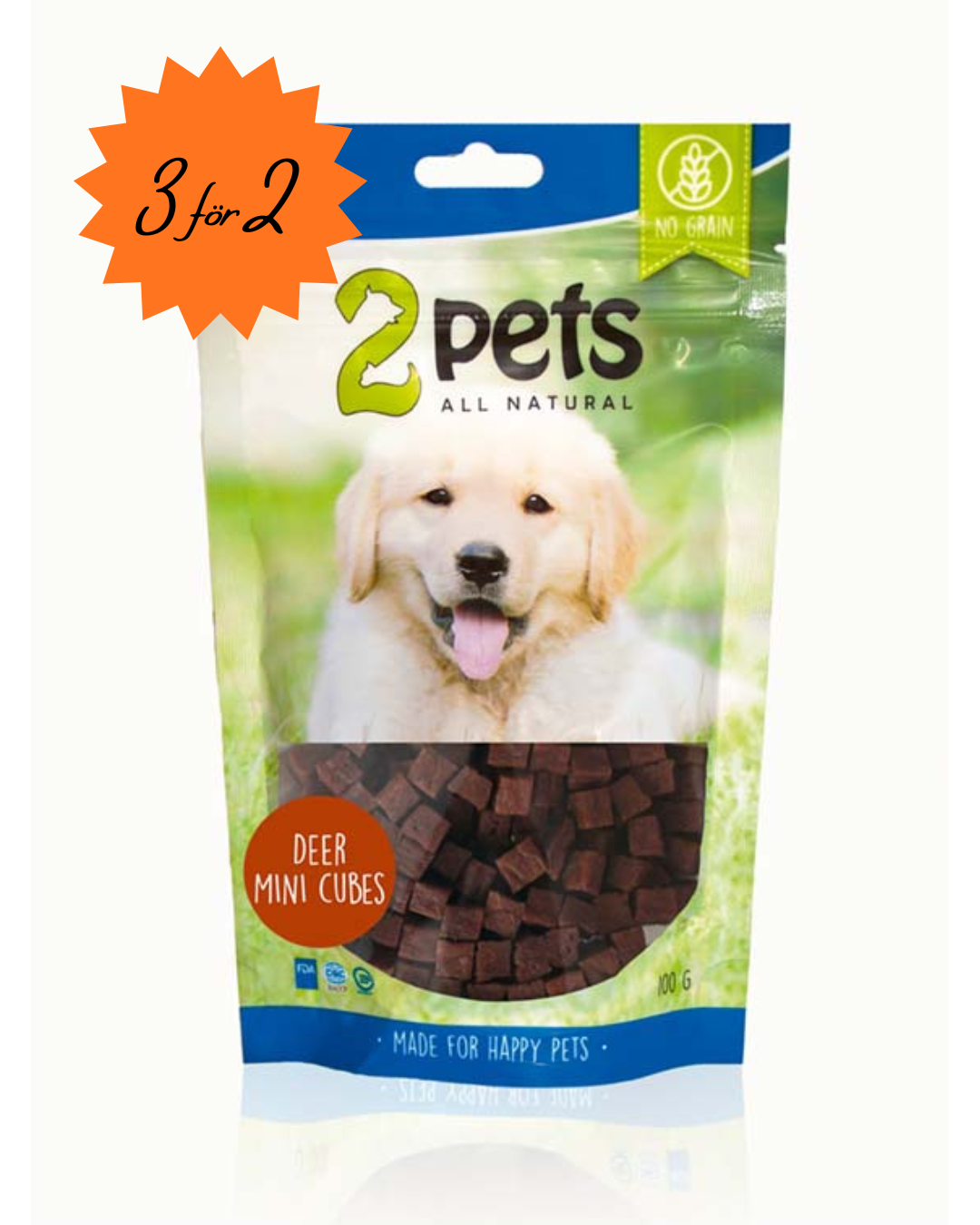 Minikuber Vilt Träningsgodis Hund - 2pets Premium