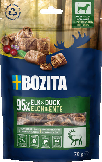 Snacks Meaty Bites Elk & Duck Hundgodis 70g