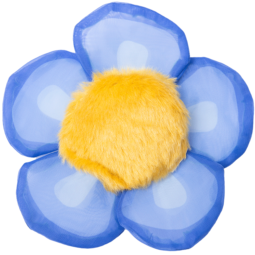 Yeowww Blå blomleksak med kattmynta