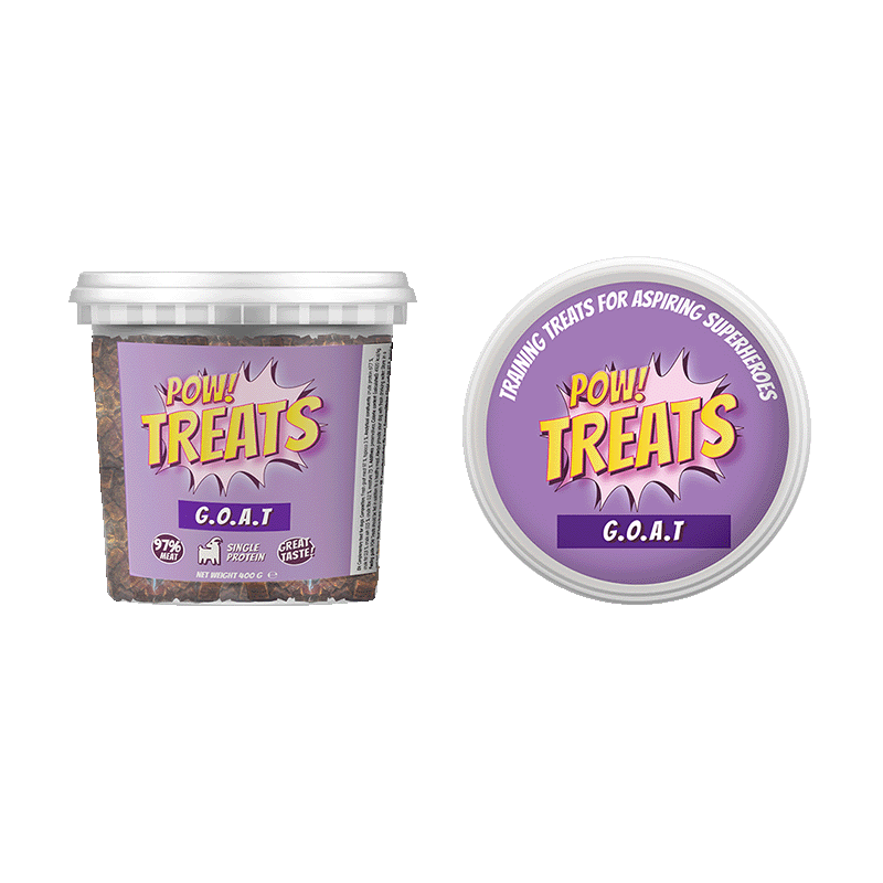 POW treats G.O.A.T hundgodis – 97% muskelkött från get
