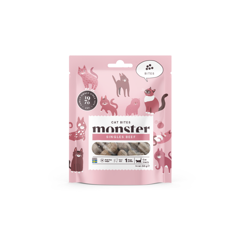Monster Cat Soft treats Bites Beef 50 g