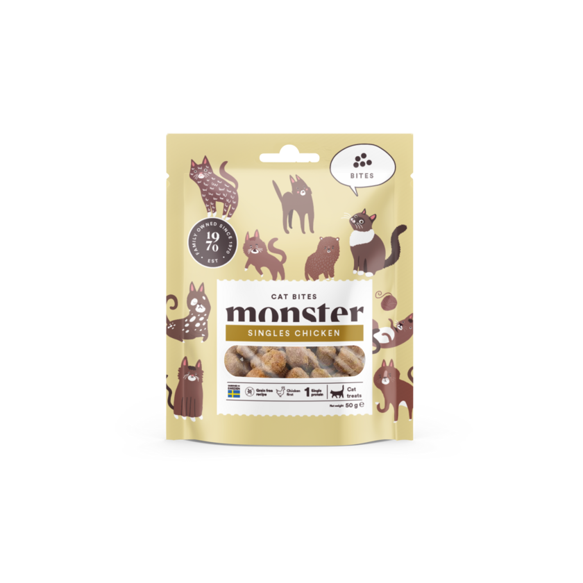 Monster Cat Soft treats Bites Chicken 50 g