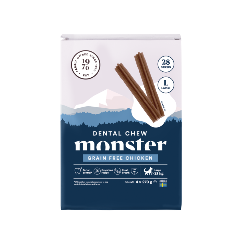 Monster Dog Dental Chew GF Chicken L
