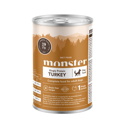 Monster Dog Adult Single Turkey Can 400 g