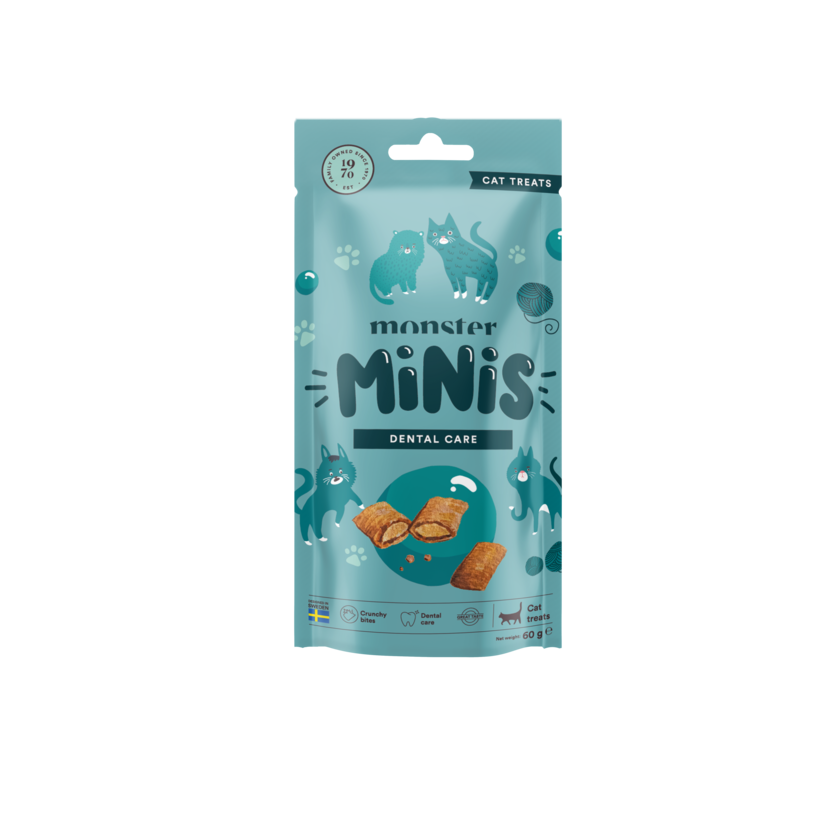 Monster Cat Treats Minis Dental Care 60 g