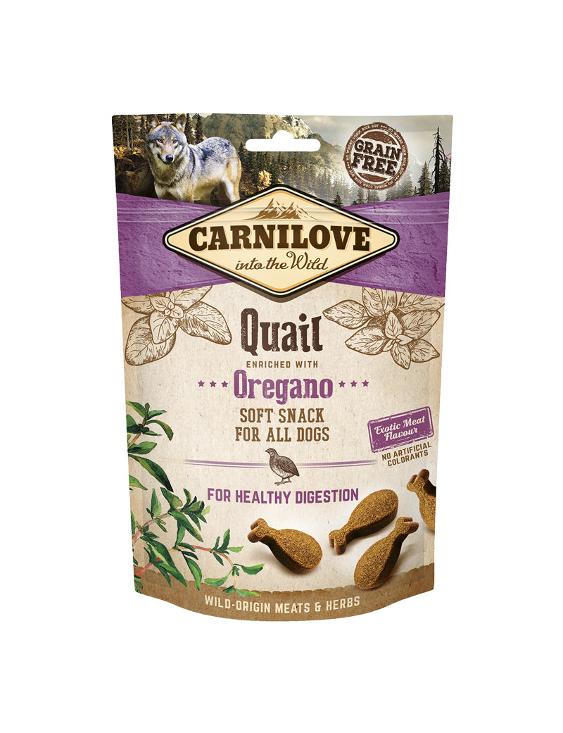 CL Dog Semi Moist Snack Quail w Orega 200 g