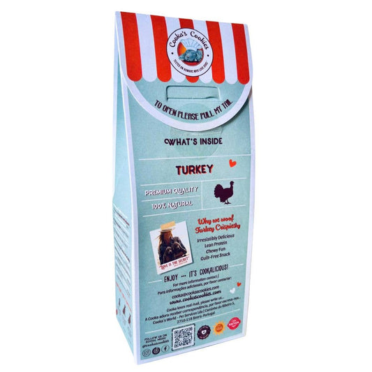 Kalkonkrispies - Lufttorkade godsaker för hundar