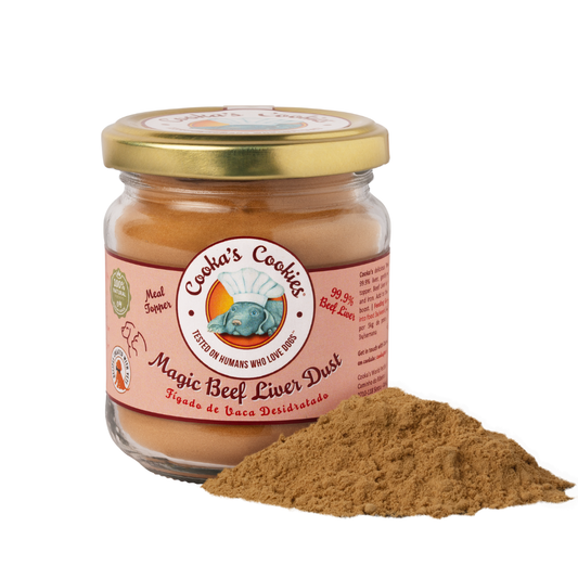Magic Liver Dust - Måltidstillsats med nötlever för katter och hundar