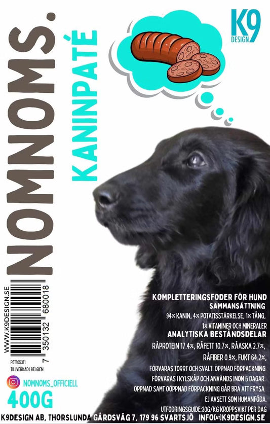 NoNoms paté kanin 400g - 3 FÖR 199KR