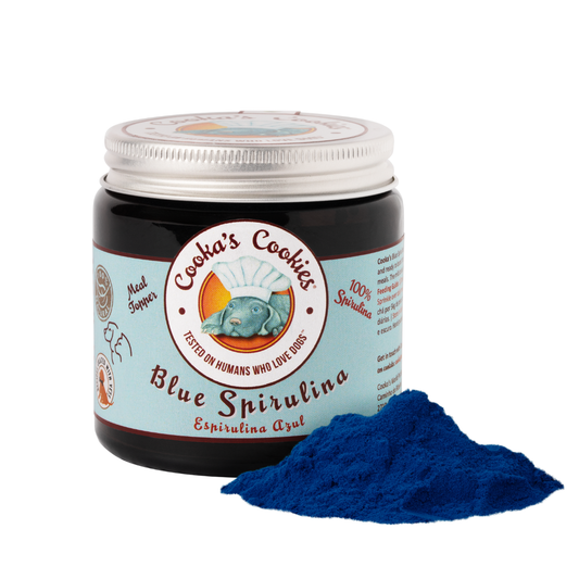 Blue Spirulina - Tillskott att strö över mat för katter och hundar