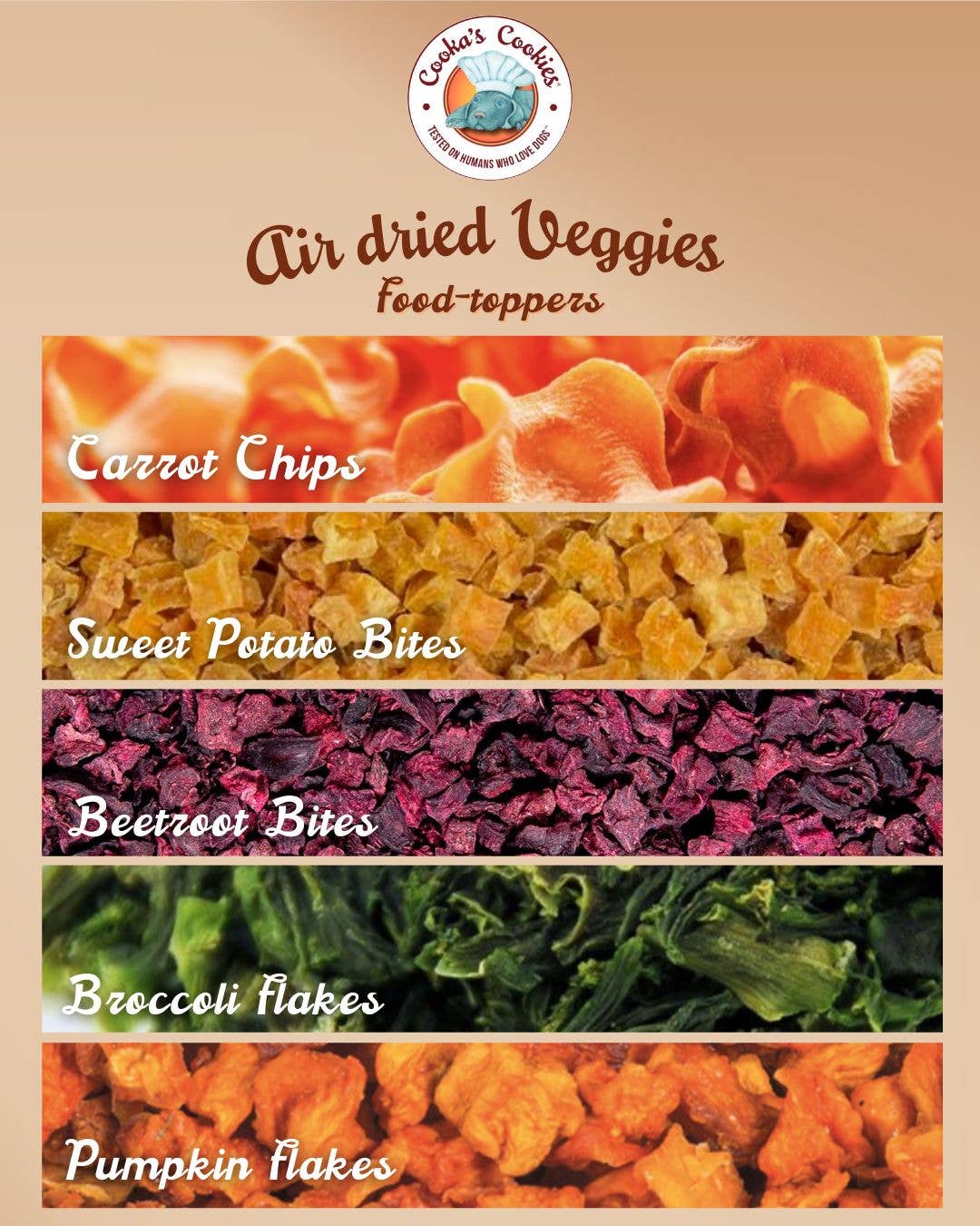 Cooka's Cookies Beetroot Bites – lufttorkade måltidstillskott