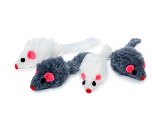 Kattleksak Möss 4p Flerfärgad