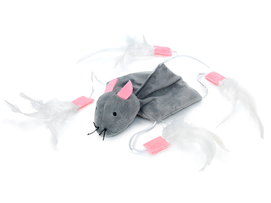 Kattleksak Mus Grå