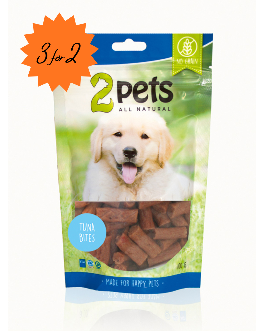 Mjuka godisar med smak av tonfisk