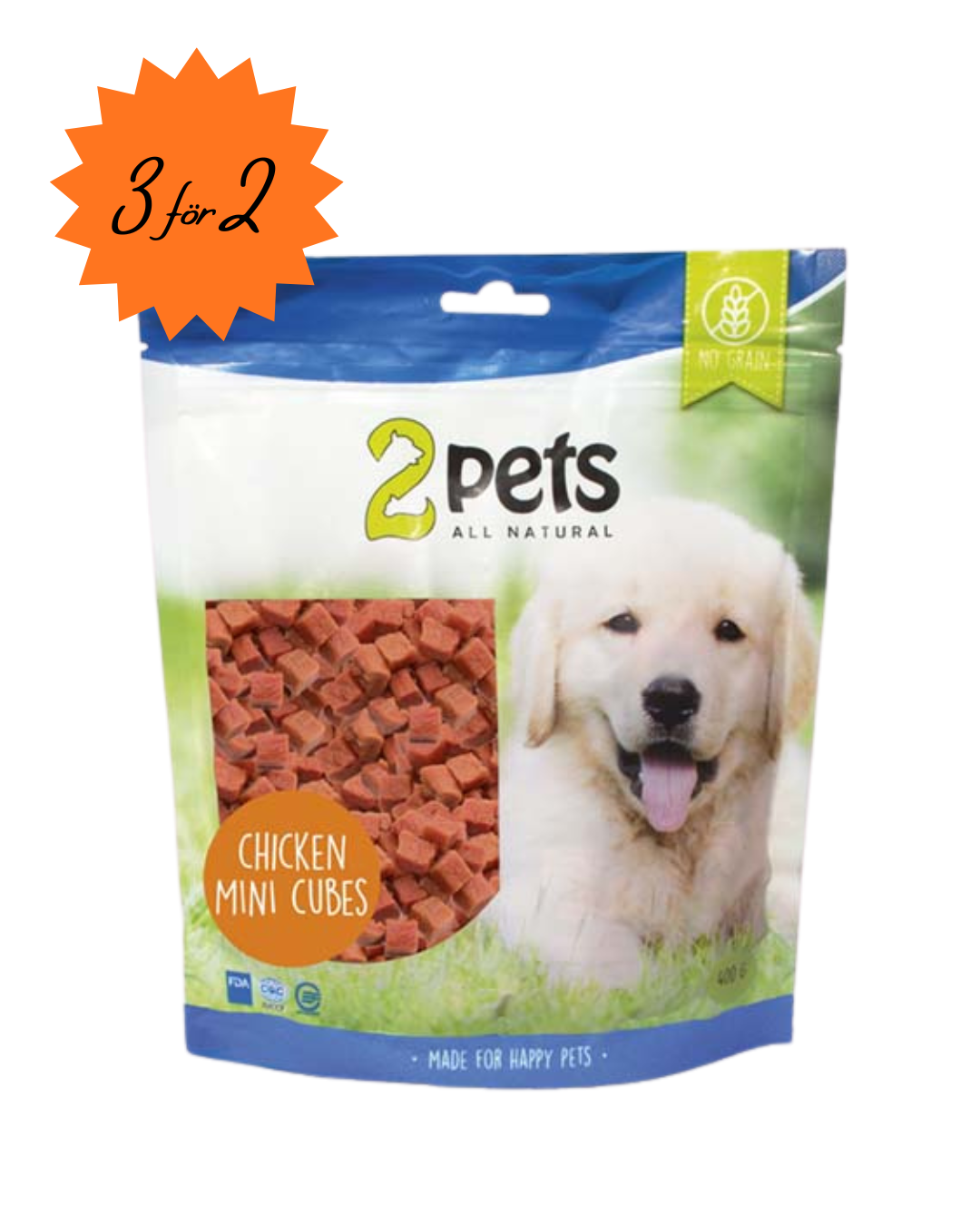 Mjuka godisar med smak av kyckling