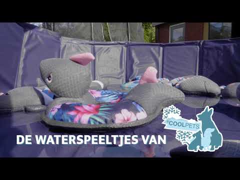 CoolPets Dragleksak Crocky rep (Blomma)