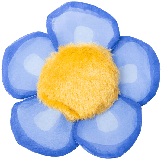 Yeowww Blå blomleksak med kattmynta