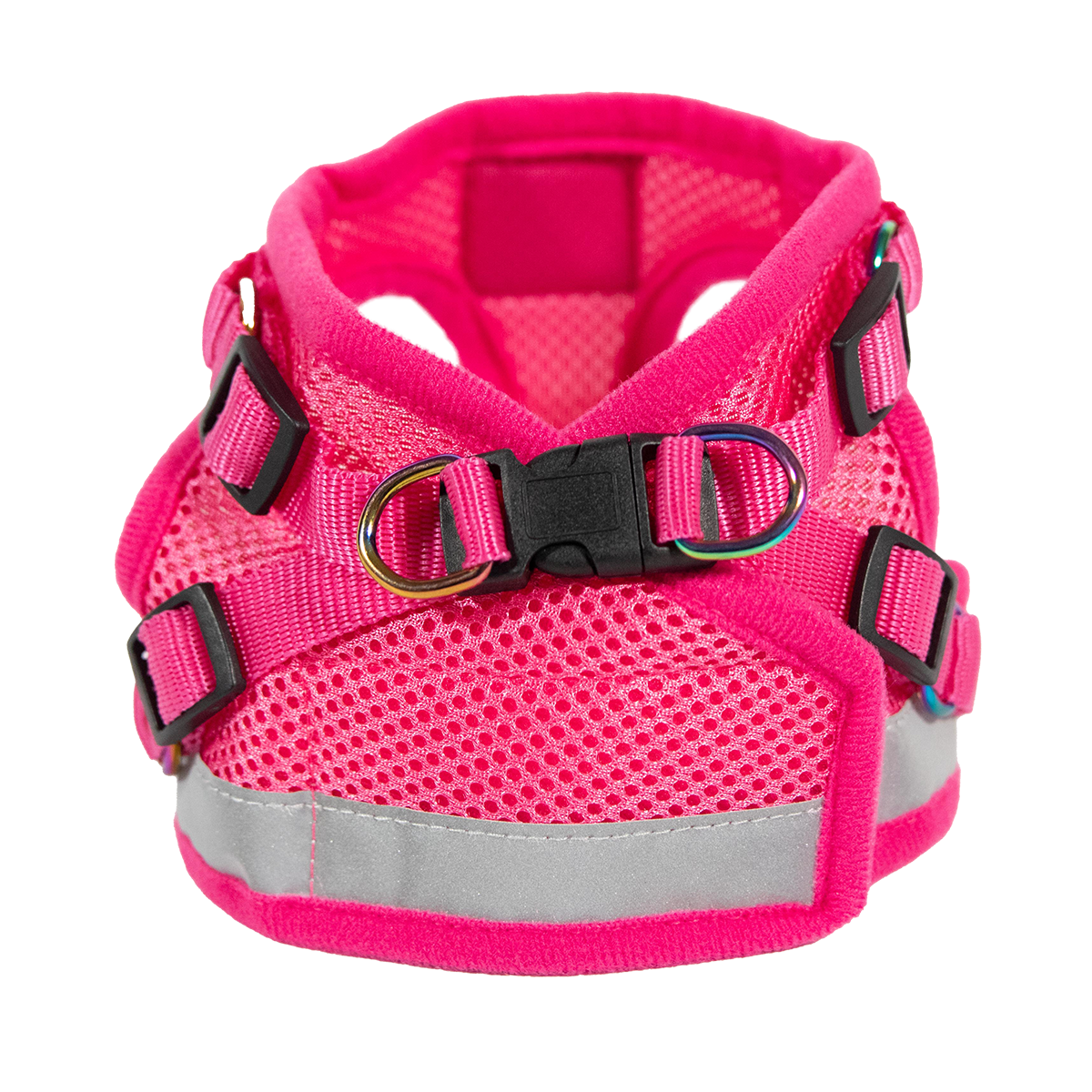 The Purrfectly Pink iriserande sele och koppel-set