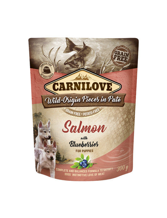 CL Dog Pouch Salmon with B. pupp 300 g