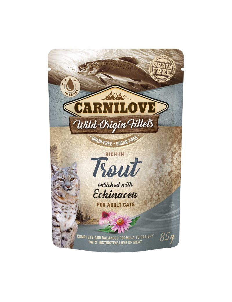 Carnilove Cat Pouch Trout enriched with Echinacea 85g