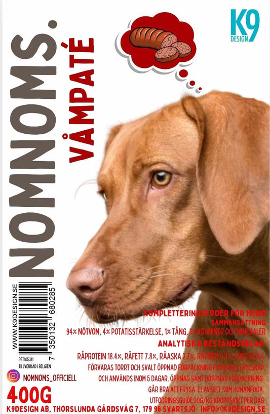 NomNoms paté våm 400g