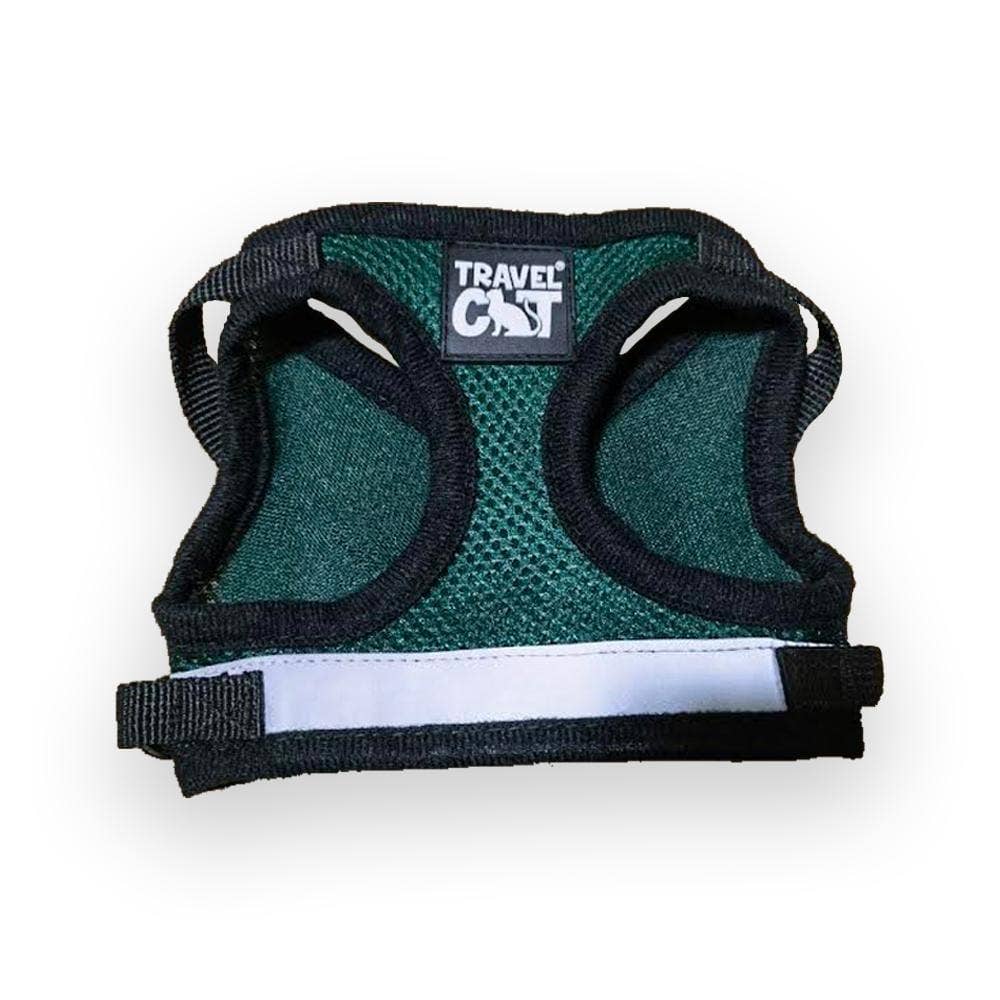 The Emerald Explorer - Grönt kattlexhalsband och koppel set