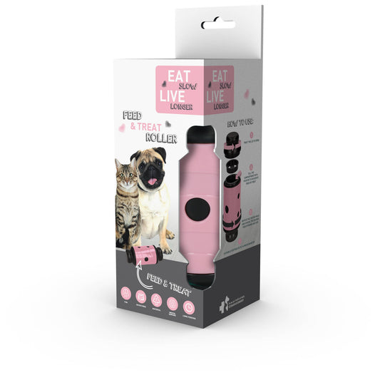 Eat Slow Live Longer Foder- och Godisrulle S Rosa