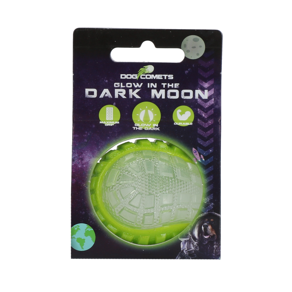 Dog Comets Glow in the Dark Moon Grön S