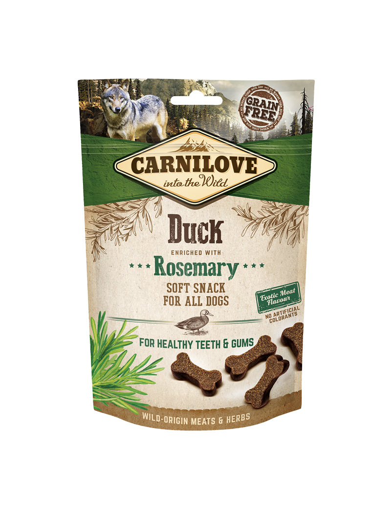 CL Dog Semi Moist Snack Duck w Rosema 200 g