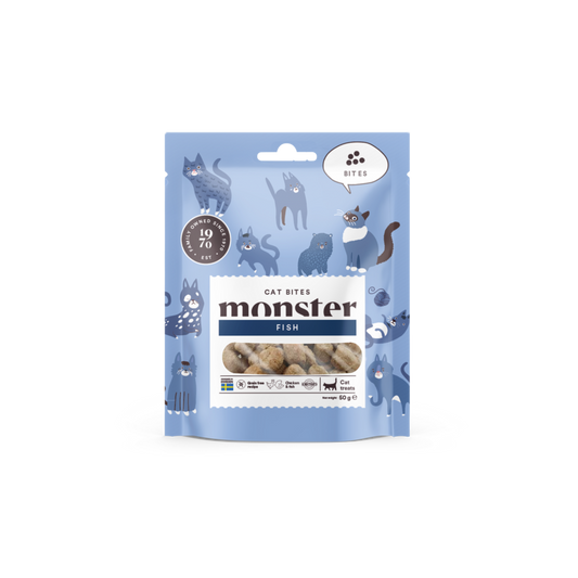 Monster Cat Soft treats Bites Fish 50 g