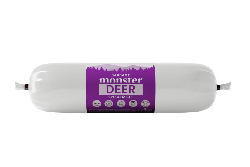 Sausage Monster hundgodis 200 g i olika smaker.