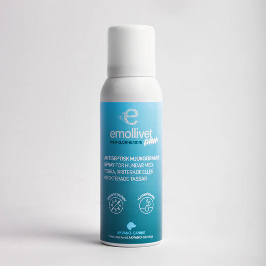 Emollivet PAW+ Spray för hundar med torra, irriterade eller infekterade tassar