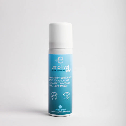Emollivet PAW+ Spray för hundar med torra, irriterade eller infekterade tassar