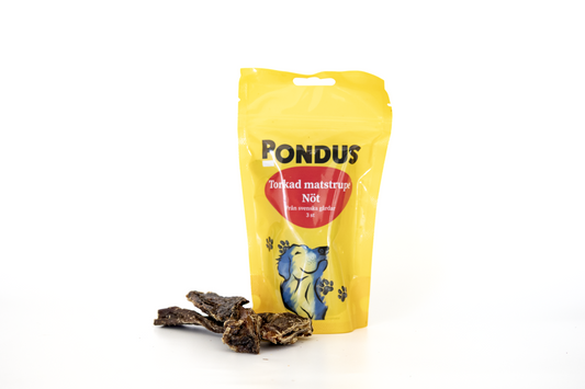 Torkad svensk matstrupe av nöt