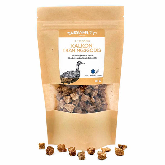 Kalkon träningsgodis 80g