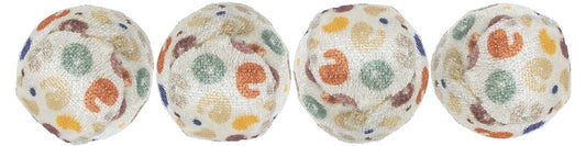 Kattleksak Leopardboll 4-pack 3,5 cm