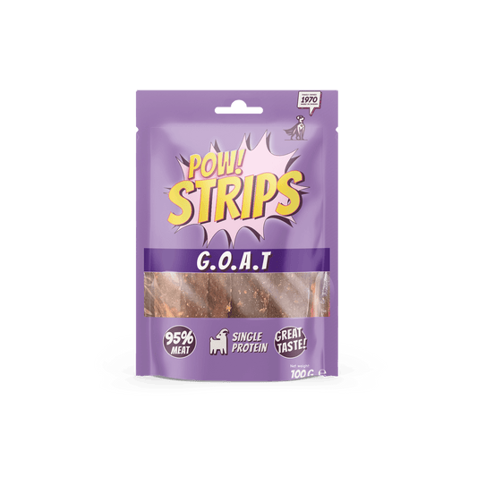 POW Strips G.O.A.T - treats med 95 % muskelkött från get