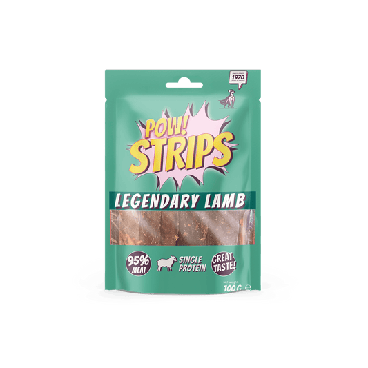 POW Strips LEGENDARY LAMB - treats med 95 % muskelkött från lamm