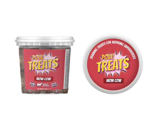 POW! Wow Cow hundgodis - 97% muskelkött från nöt