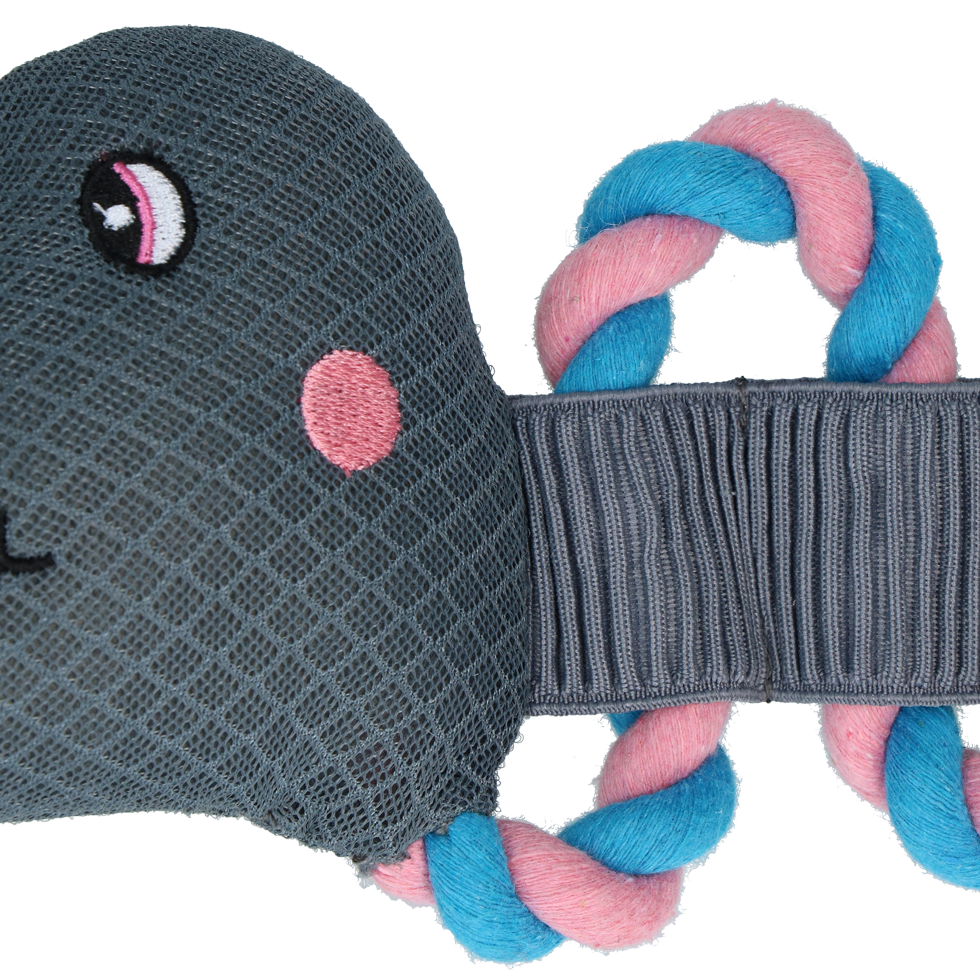 CoolPets Dragleksak Crocky rep (Blomma)