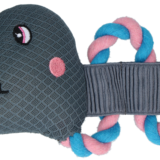 CoolPets Dragleksak Crocky rep (Blomma)