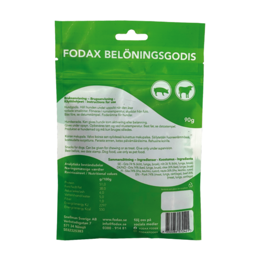 Fodax Belöning Gris & Nöt