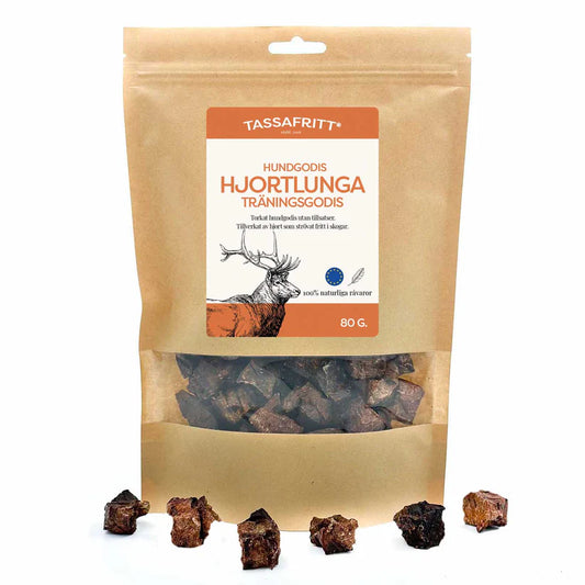 Hjortlunga träningsgodis 80g