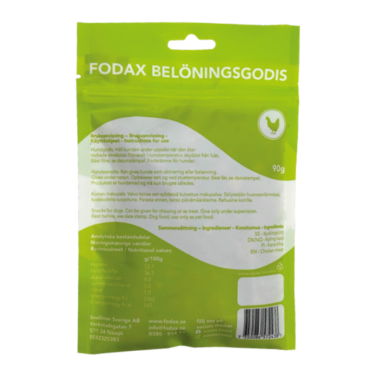 Fodax belöningsgodis kyckling