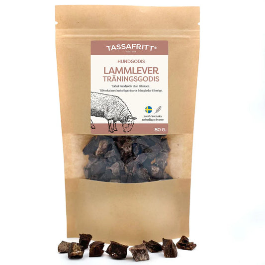 Lamm träningsgodis 80g