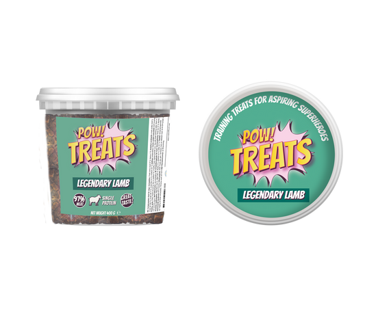 POW Legendary Lamb hundgodis – 97% muskelkött från lamm