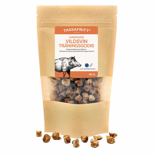 Vildsvin träningsgodis 80g